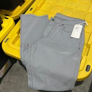 Modern American Men Gray Straight Leg Jeans